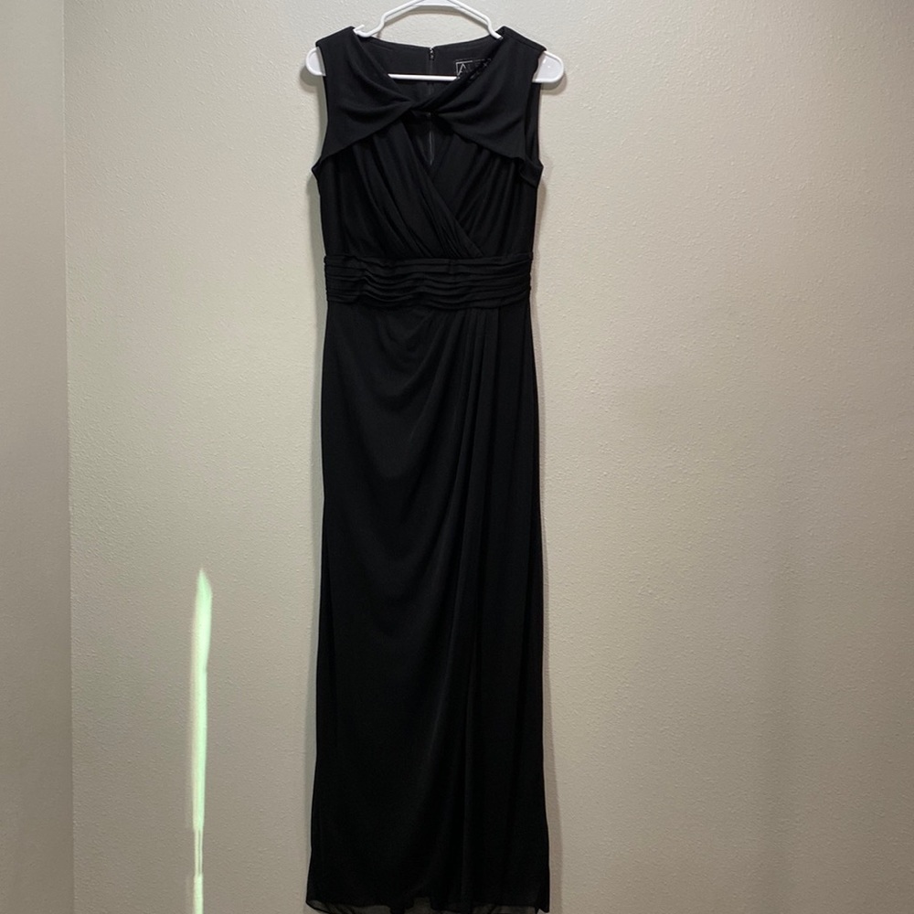 Alex evenings maxi dress black
